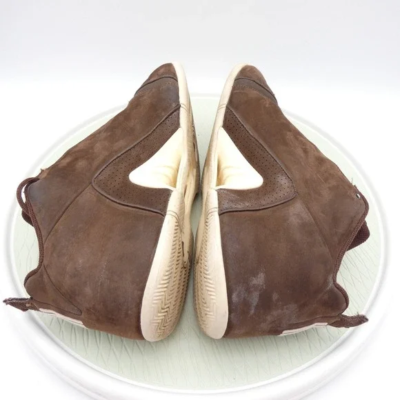 Vintage Adidas Chromium 678599 Mens US 13 Basketball Shoes Brown Leather Sneaker - Picture 6 of 10